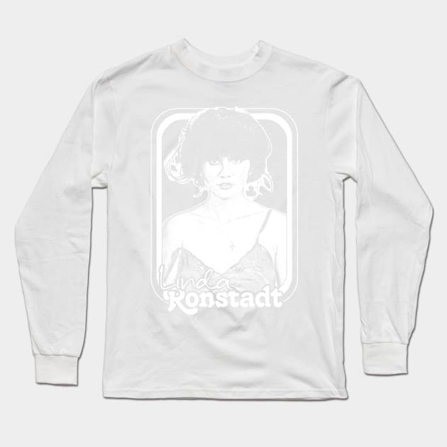 Linda Ronstadt // Original 1970s Style Fan Art Design Long Sleeve T-Shirt by DankFutura